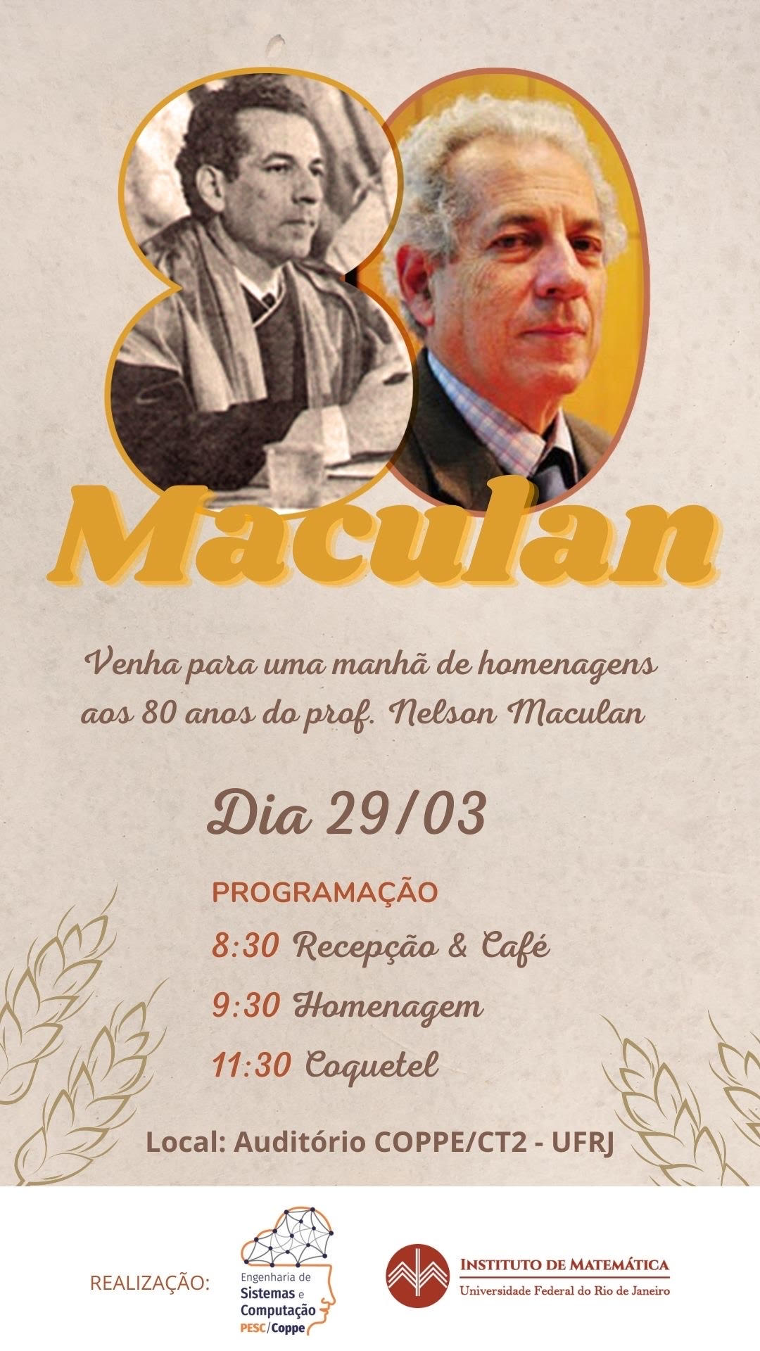 Homenagem ao professor Nelson Maculan